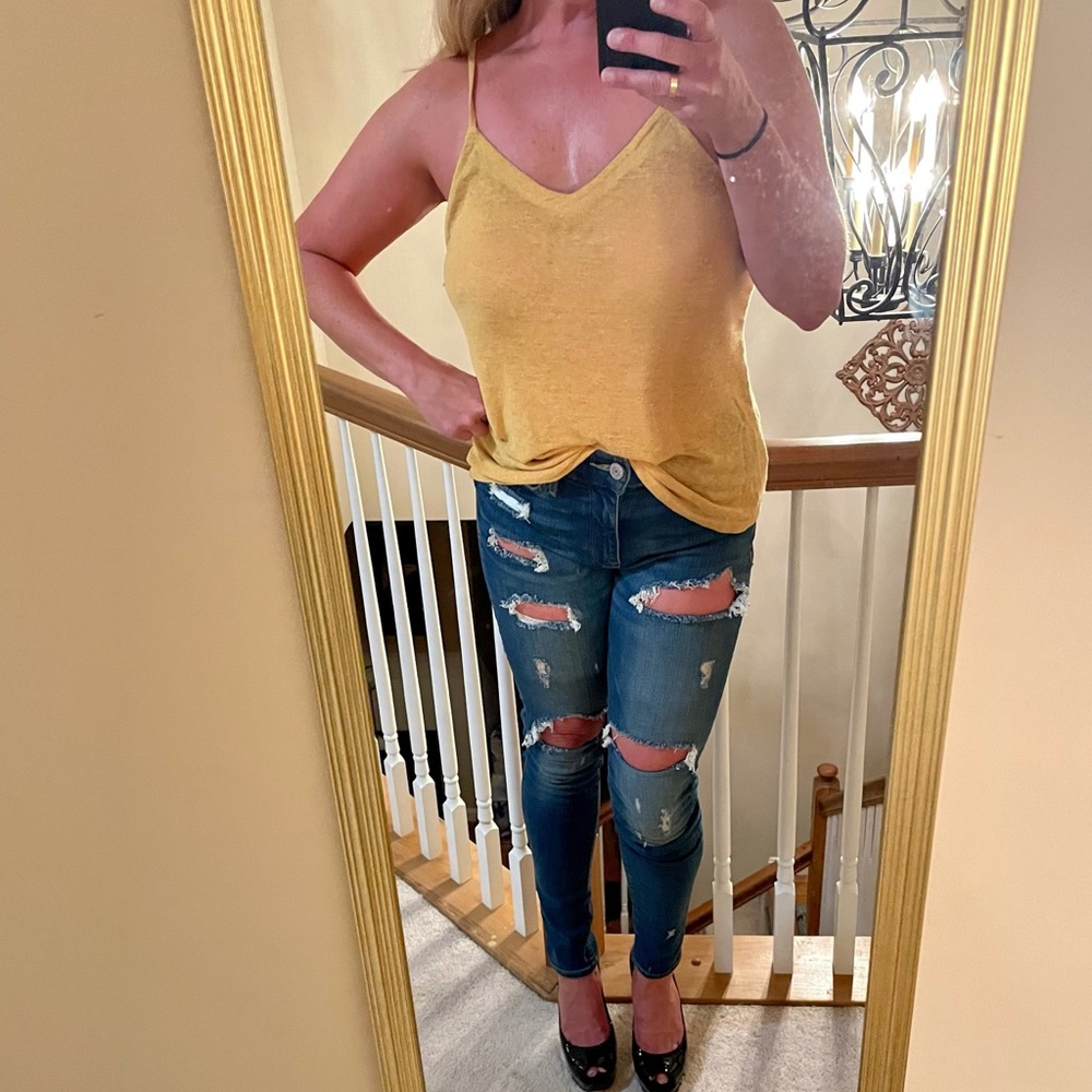 Express Skinny Ripped Jeans